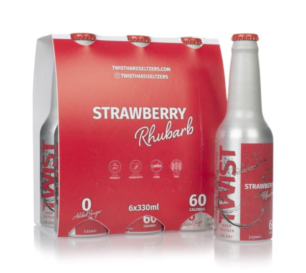 Twist Strawberry & Rhubarb Hard Seltzer (6 x 330ml) Hard Seltzer