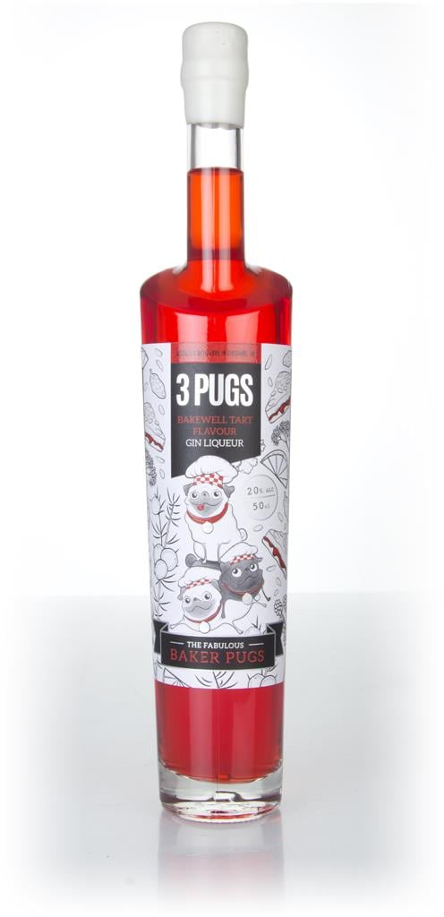 3 Pugs Bakewell Tart Gin Gin Liqueur