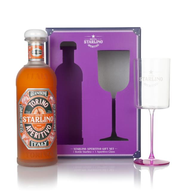Hotel Starlino Arancione Gift Pack with Glass Liqueurs