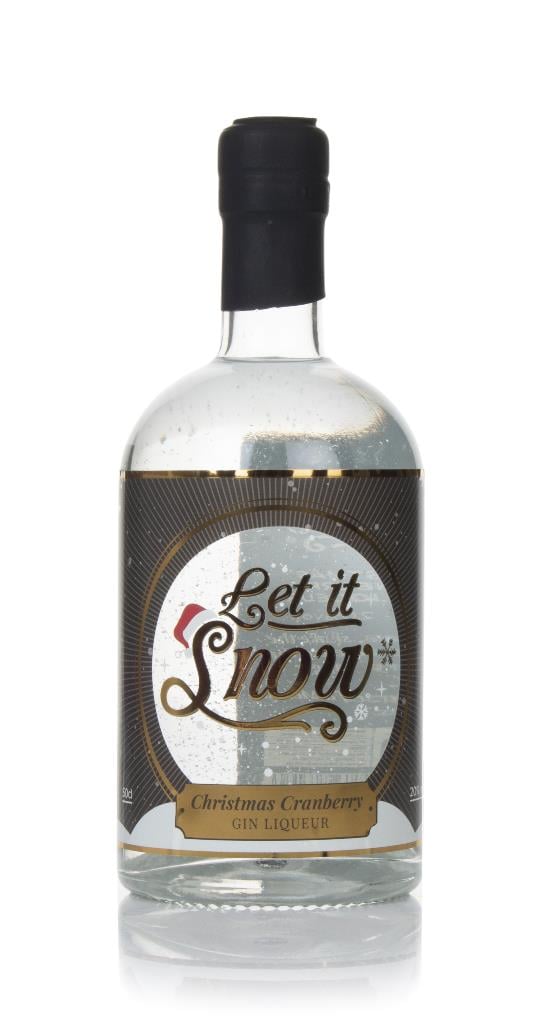 Let it Snow Christmas Cranberry Gin Gin Liqueur