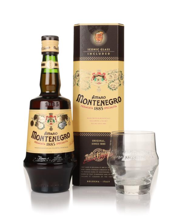 Amaro Montenegro Gift Set with Glass Liqueurs