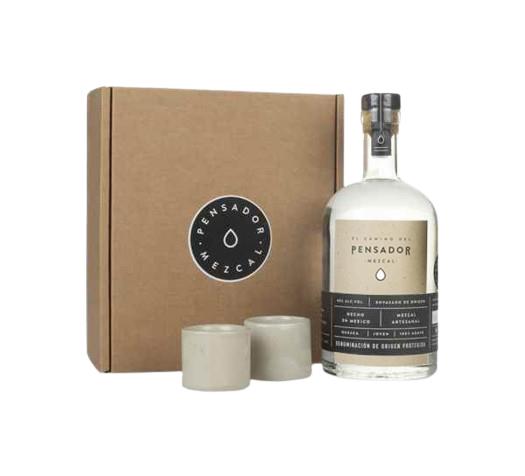 Pensador Mezcal Gift Set With 2X Copitas Joven Mezcal