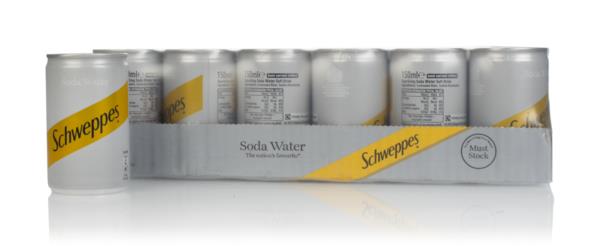 Schweppes Soda Water (24 x 150ml) Mixers