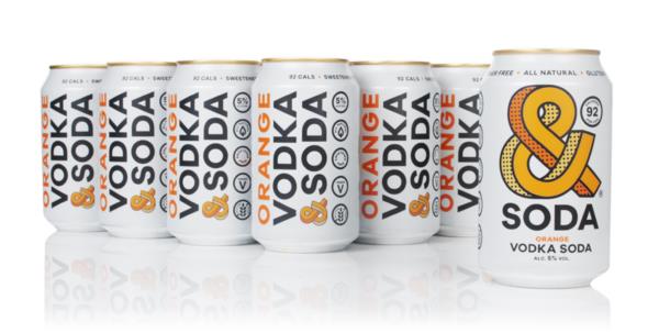 &SODA Orange Vodka Soda (12 x 330ml) Ready to Drink
