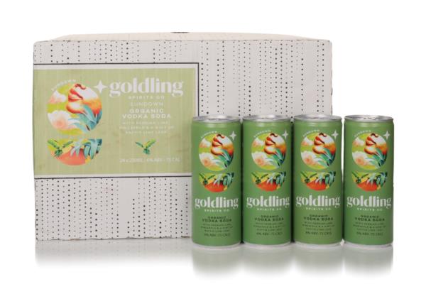 Goldling Sundown Organic Vodka Soda with Lime & Pineapple (24 x 25cl) Ready to Drink