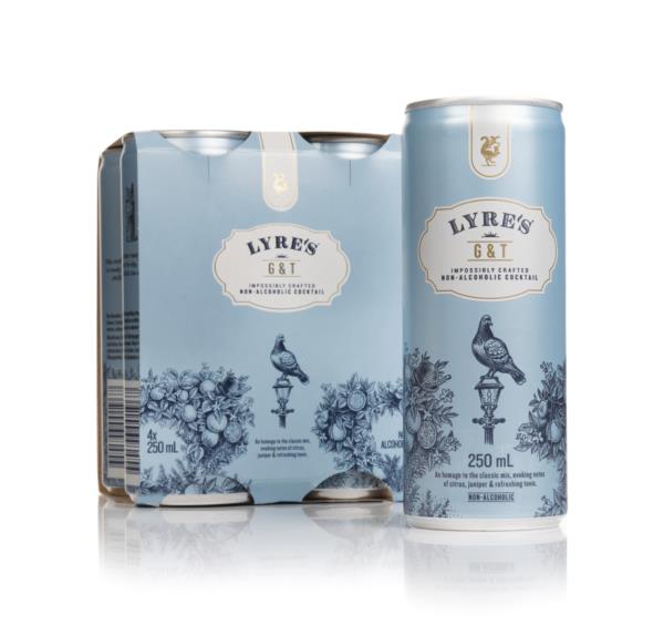 Lyre's Non-Alcoholic G&T (4 x 250ml) Ready to Drink