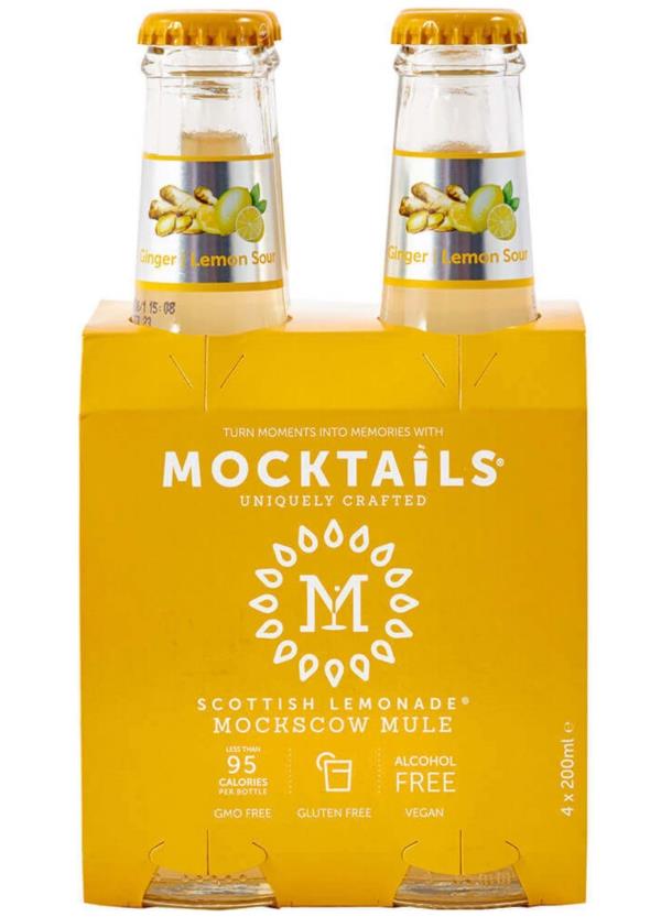Mocktails Scottish Lemonade Mockscow Mule (4 x 200ml) Ready to Drink