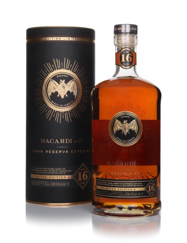 Bacardi 16 Year Old Gran Reserva Especial Dark Rum