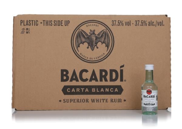 Bacardi Carta Blanca Rum Miniature, 5 Cl, The Bottle Club - Image 3