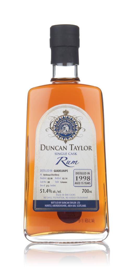 Bellevue Distillery 15 Year Old 1998 (cask 88) - Single Cask Rum (Dunc Dark Rum