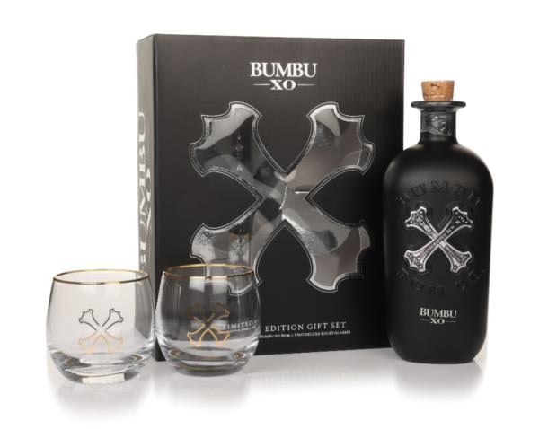 Bumbu XO Gift Set with 2x Glasses Dark Rum