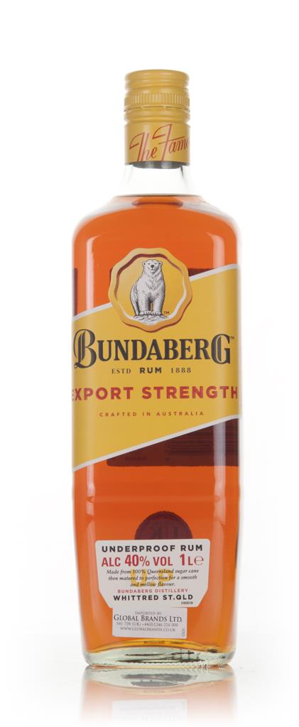 Bundaberg Rum Export Strength 1L Dark Rum