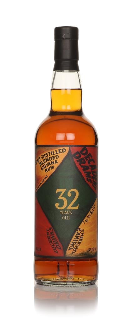 Guyana Rum 32 Year Old - Decadent Drams (Decadent Drinks) Dark Rum