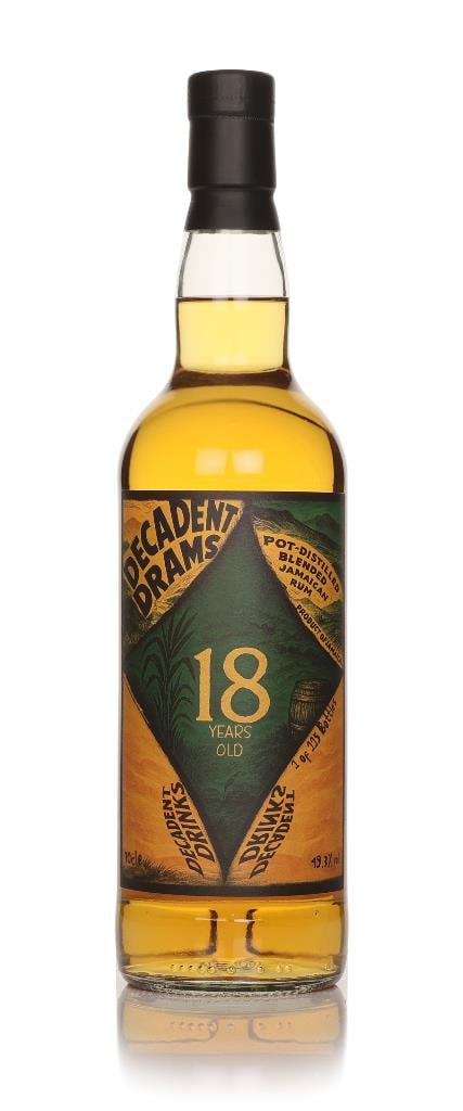 Jamaican Rum 18 Year Old - Decadent Drams (Decadent Drinks) Dark Rum