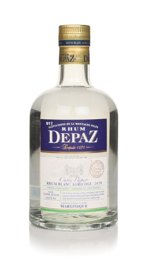 Depaz White/Blue Rhum Cuvee Papao - Rhum Blanc Agricole 2020 Rhum Agricole Rum