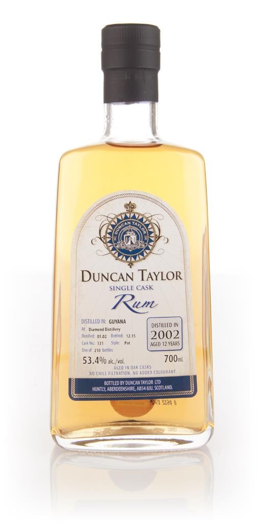 Diamond Distillery 12 Year Old 2002 (cask 131) - Single Cask Rum (Dunc Dark Rum