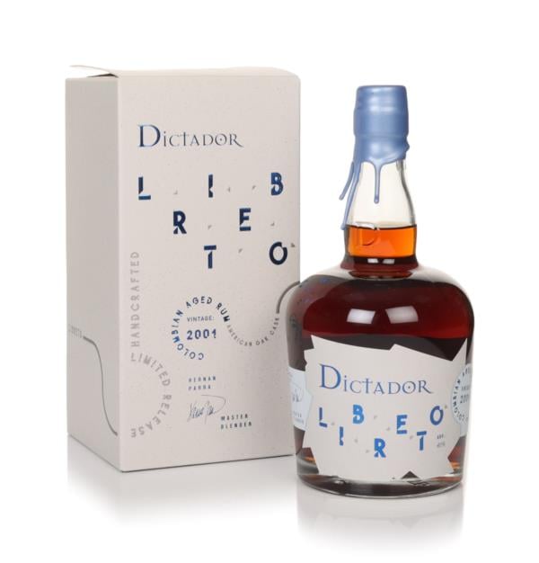 Dictador 21 Year Old 2001 (cask AO-315) Libreto American Oak Cask Dark Rum