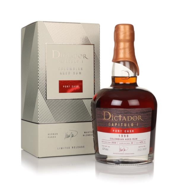 Dictador 22 Year Old 1998 (cask ExP-850) - Capitulo Uno Port Cask Dark Rum