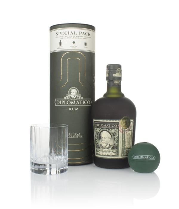 Diplomatico Reserva Exclusiva Gift Set with 1x Glass Dark Rum
