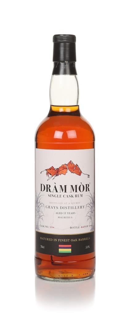 Drm Mr Dark Secret Grays 11 Year Old (Cask 994) - Dram Mor Rum