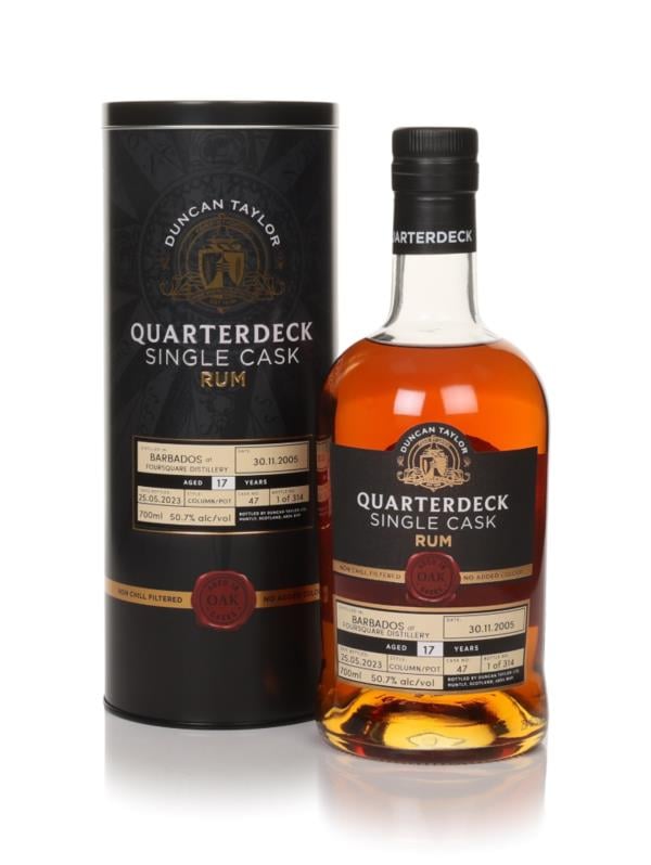 Foursquare 17 Year Old 2005 Barbados - Quarterdeck (Duncan Taylor) Dark Rum