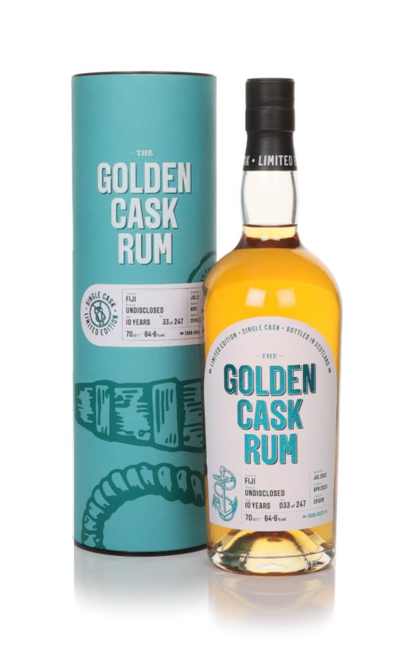 Fiji 10 Year Old 2012 (cask CR008) - The Golden Cask Rum (House of Mac Dark Rum