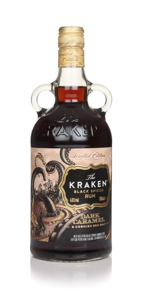 The Kraken Black Spiced Rum - Dark Caramel & Cornish Sea Salt Limited Flavoured Rum