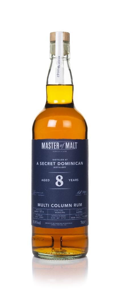 Secret Dominican 8 Year Old 2013 Single Cask (Master of Malt) Dark Rum