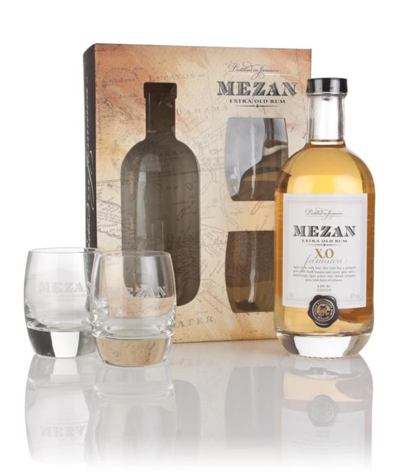 Mezan Jamaica XO Gift Pack with 2x Glasses Dark Rum