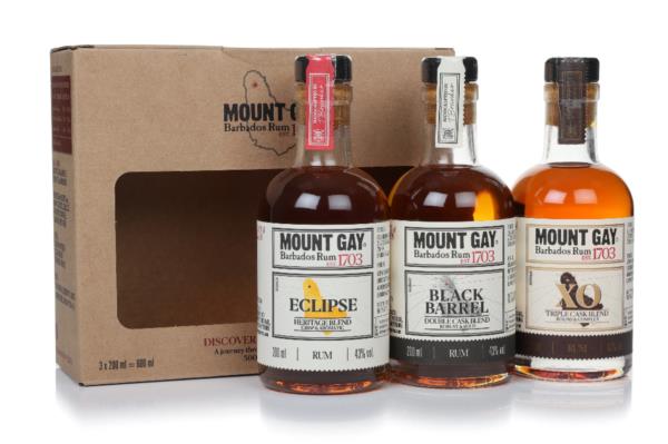 Mount Gay Discovery Gift Set 3 x 20cl Dark Rum