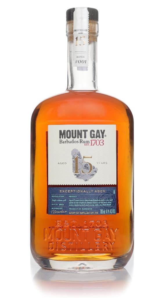 Mount Gay Exceptionally Aged, 15-Year-Old Barbados Golden Rum, 70cl - Image 3