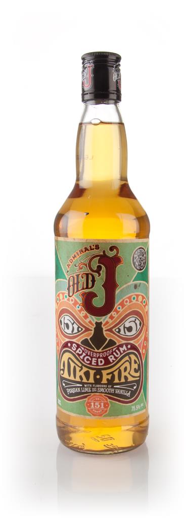 Admiral Vernon's Old J Tiki Fire Spiced Spiced Rum