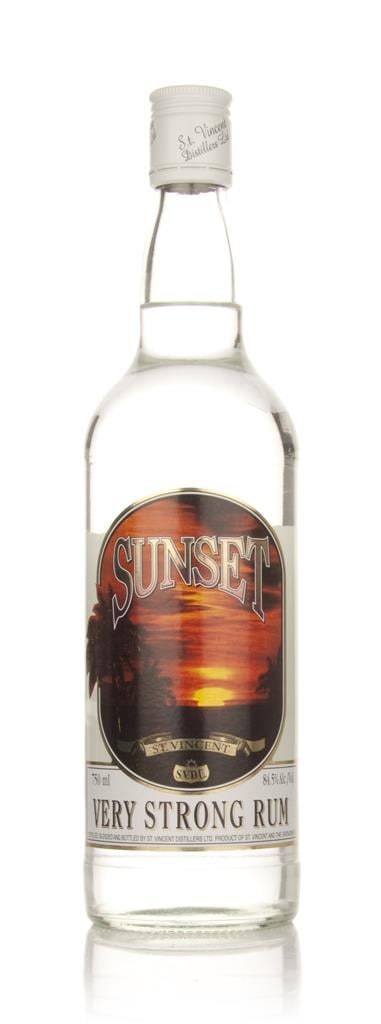 Sunset Very Strong Rum (No Box / Torn Label) White Rum