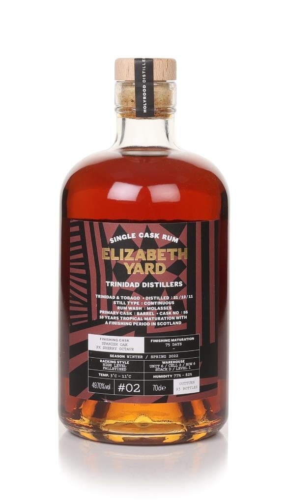Trinidad Distillers 10 Year Old 2011 (cask 55) - Elizabeth Yard (Holyr Dark Rum