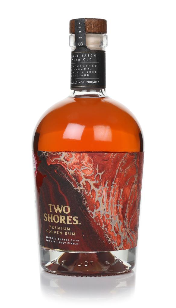 Two Shores Dark Rum - Oloroso Sherry Cask Irish Whiskey Finish Rum