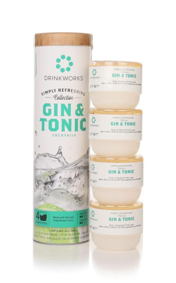 Drinkworks Gin & Tonic Tube (4X Pods) Cocktails Spirit