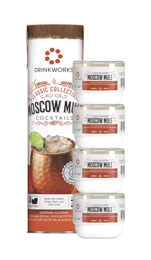Drinkworks Moscow Mule Tube (4X Pods) Cocktails Spirit