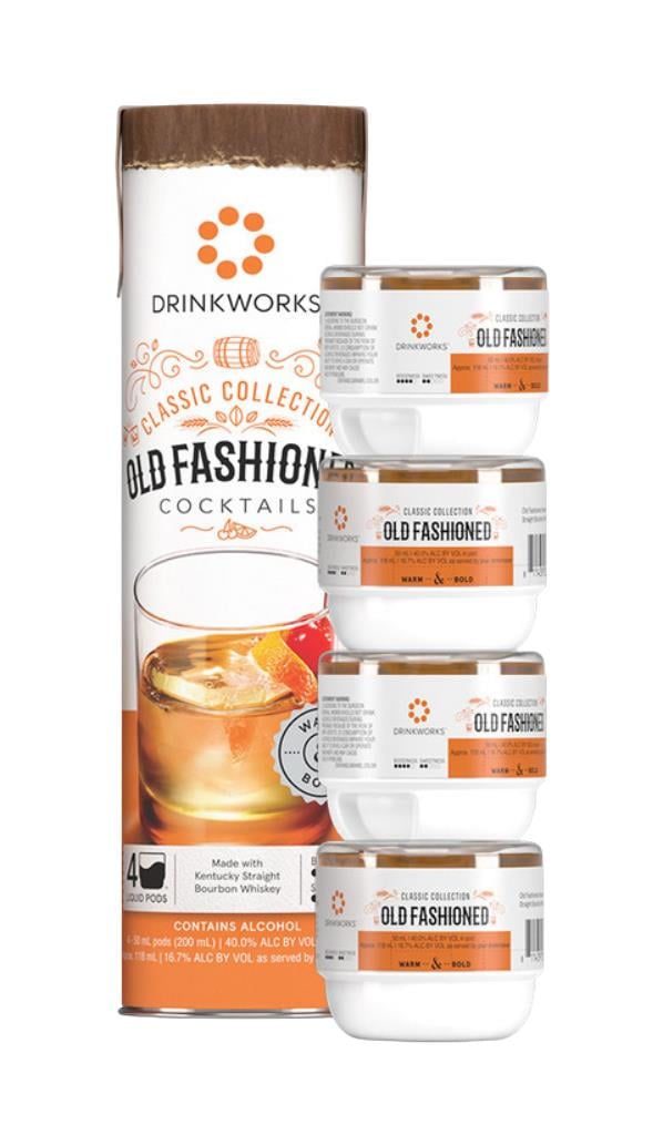 Drinkworks Old Fashioned Tube (4x Pods) Cocktails Spirit