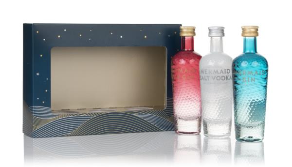 Mermaid Gin & Vodka Miniature Gift Pack (3 x 50ml) Spirit