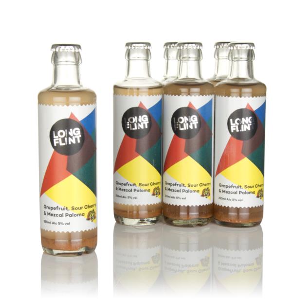 LongFlint Grapefruit, Sour Cherry & Mezcal Paloma (6 x 25cl) Cocktails Spirit