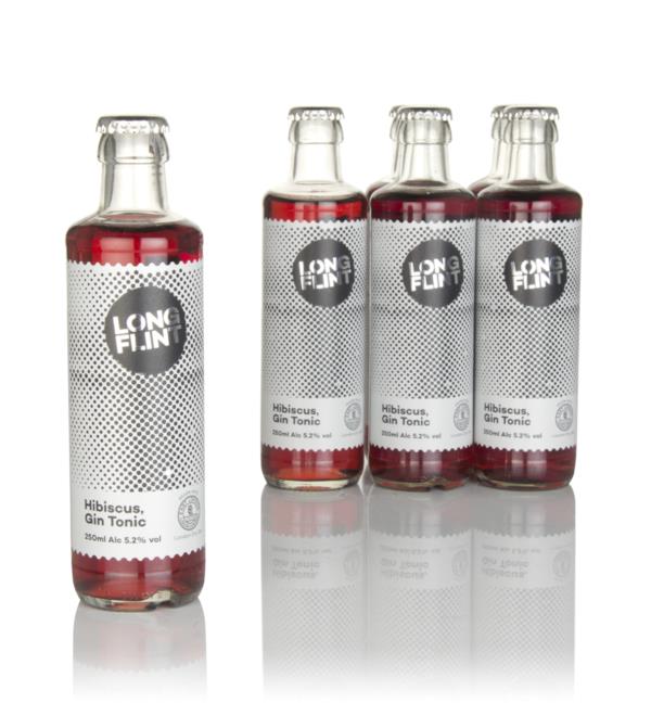 LongFlint Hibiscus, Gin Tonic (6 x 25cl) Cocktails Spirit