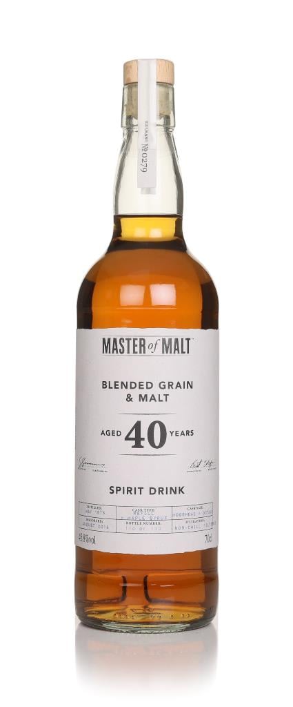 Blended Grain & Malt Spirit Drink 40 Year Old 1978 (Master of Malt) Spirit