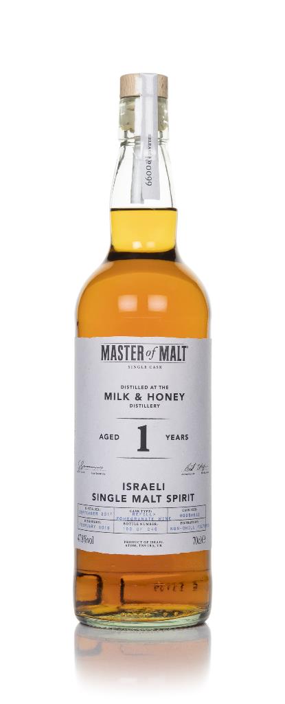 Milk & Honey 1 Year Old 2017 Single Cask (Master of Malt) Single Malt Spirit