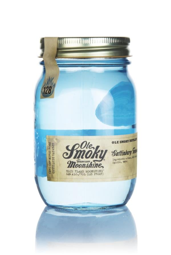 Ole Smoky Moonshine Blue Flame White Dog Spirit