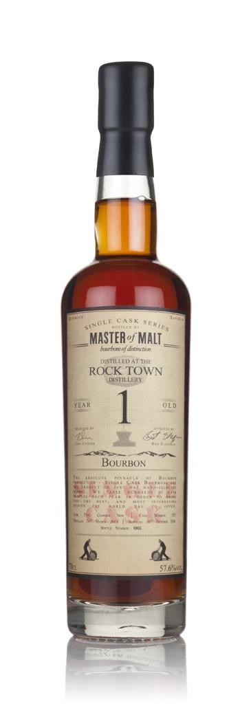 Rock Town 1 Year Old 2015 (cask 353) - Single Cask (Master of Malt) Bourbon Spirit