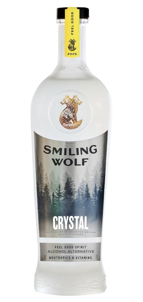 Smiling Wolf Crystal Spirit