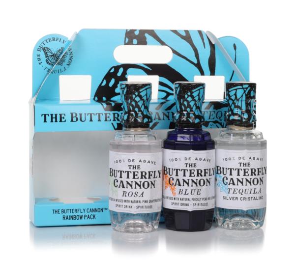 The Butterfly Cannon Rainbow Gift Set 3x5cl Spirit