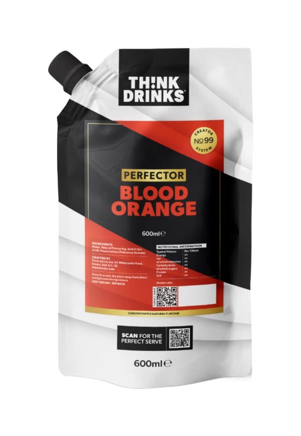Think Drinks Orange - Blood Perfector (2 X 600Ml) Syrups And Cordials