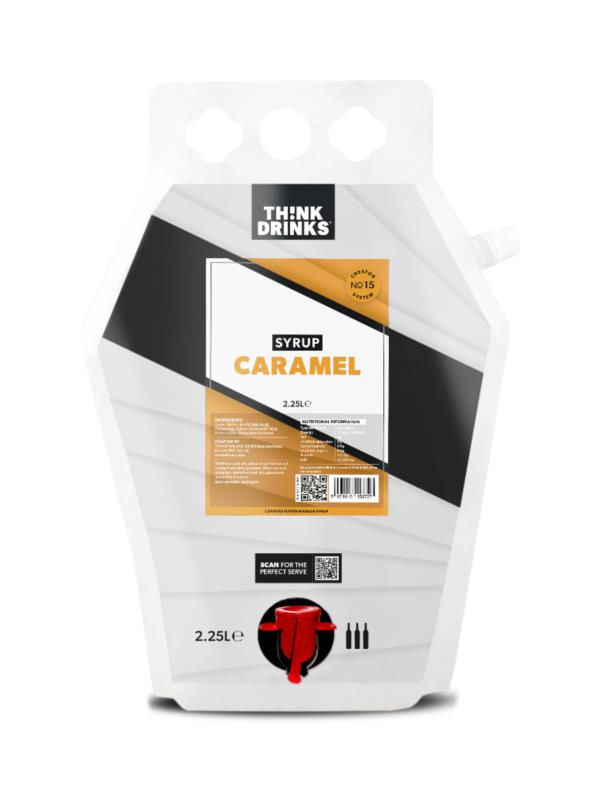 Think Drinks - Caramel Syrup (2 X 2.25L) Syrups And Cordials
