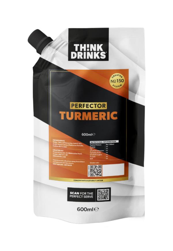Think Drinks - Turmeric Perfector (2 X 600Ml) Syrups And Cordials